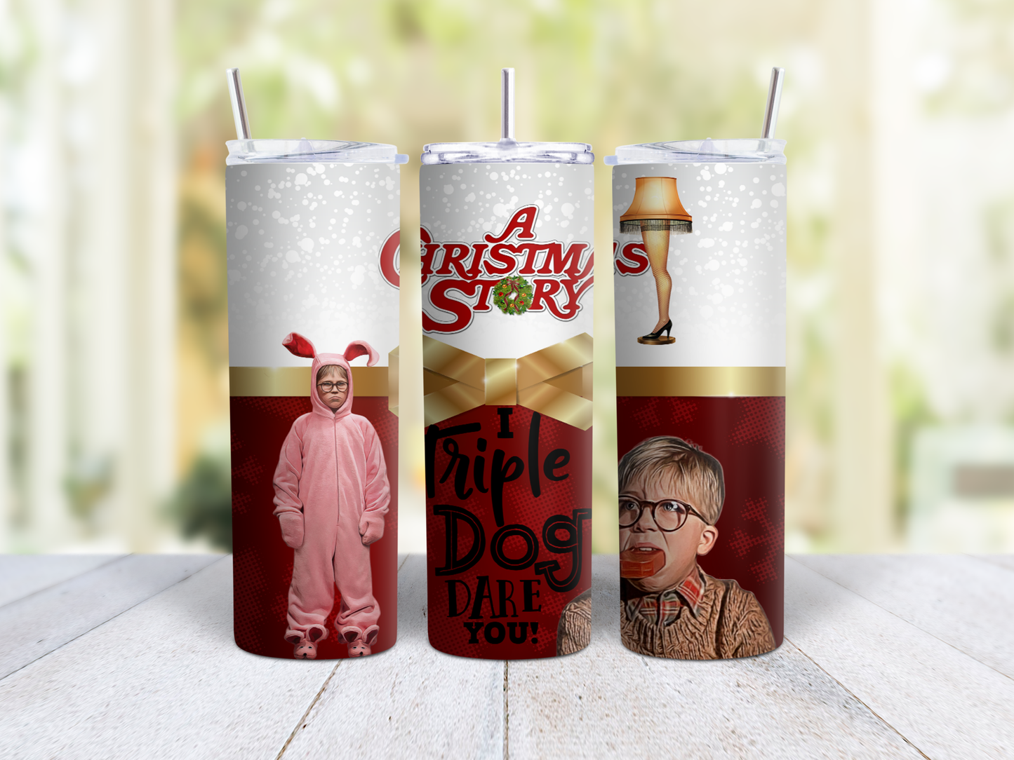 A Christmas Story Triple Dog Dare Ya Tumbler