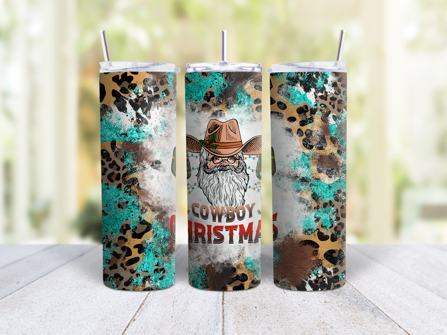Cowboy Christmas Tumbler