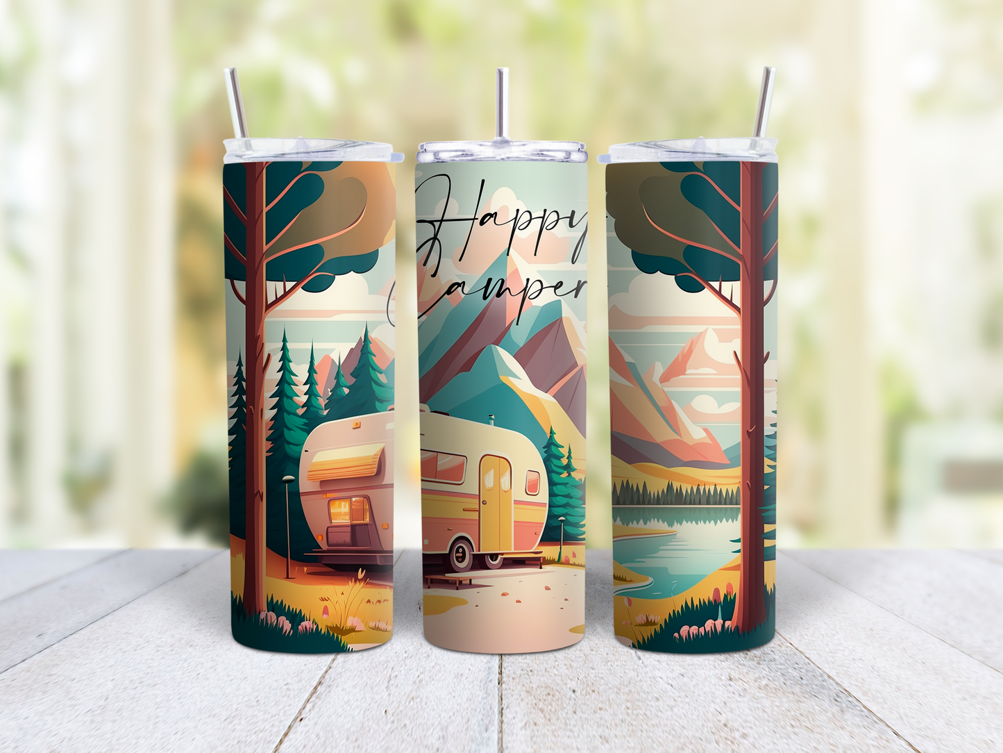 Happy Camper Tumbler