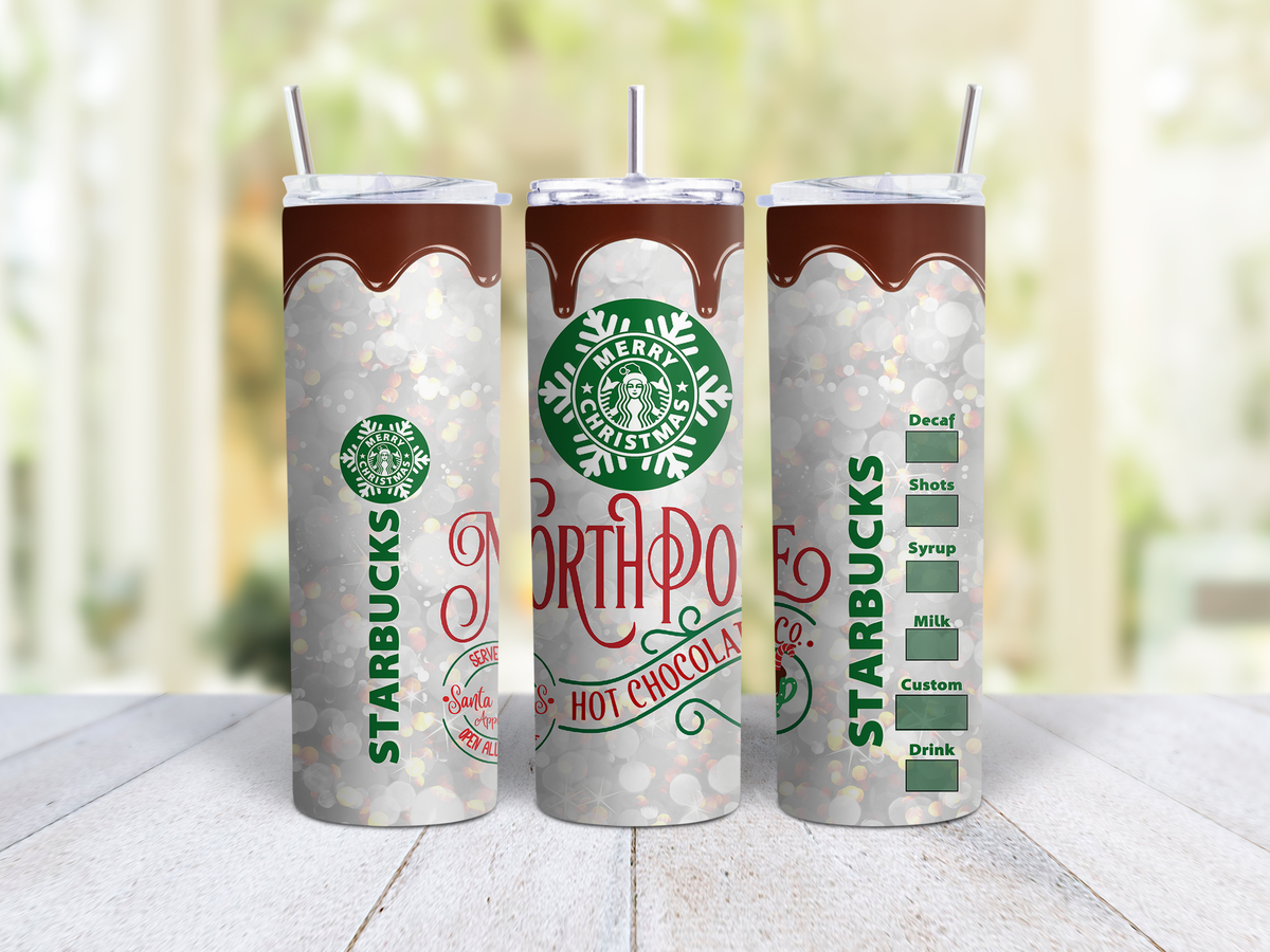 North Pole Hot Chocolate Starbucks Tumbler