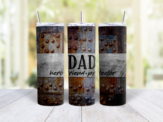 Dad Hero Friend Protector Tumbler