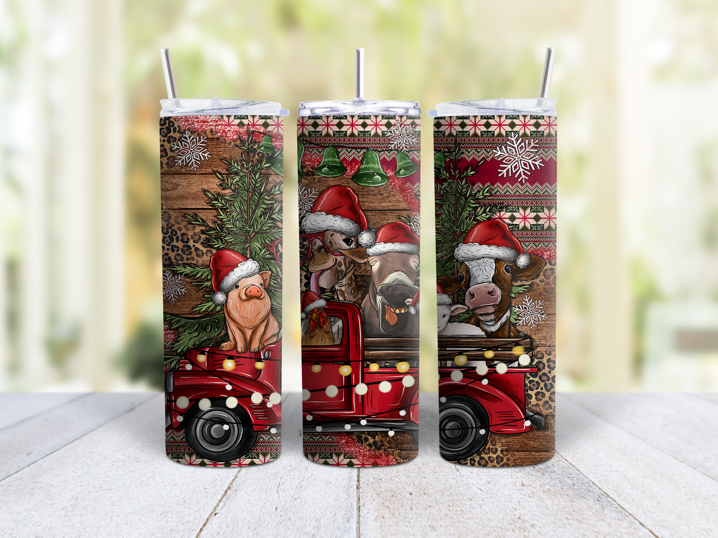 Farm Animals In Truck Tumbler