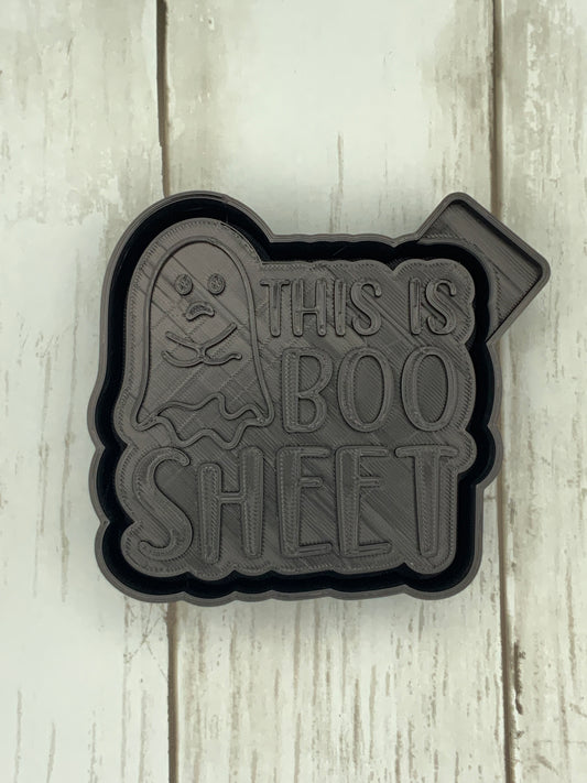 This is Boo Sheet Halloween Silicone Freshie Mold