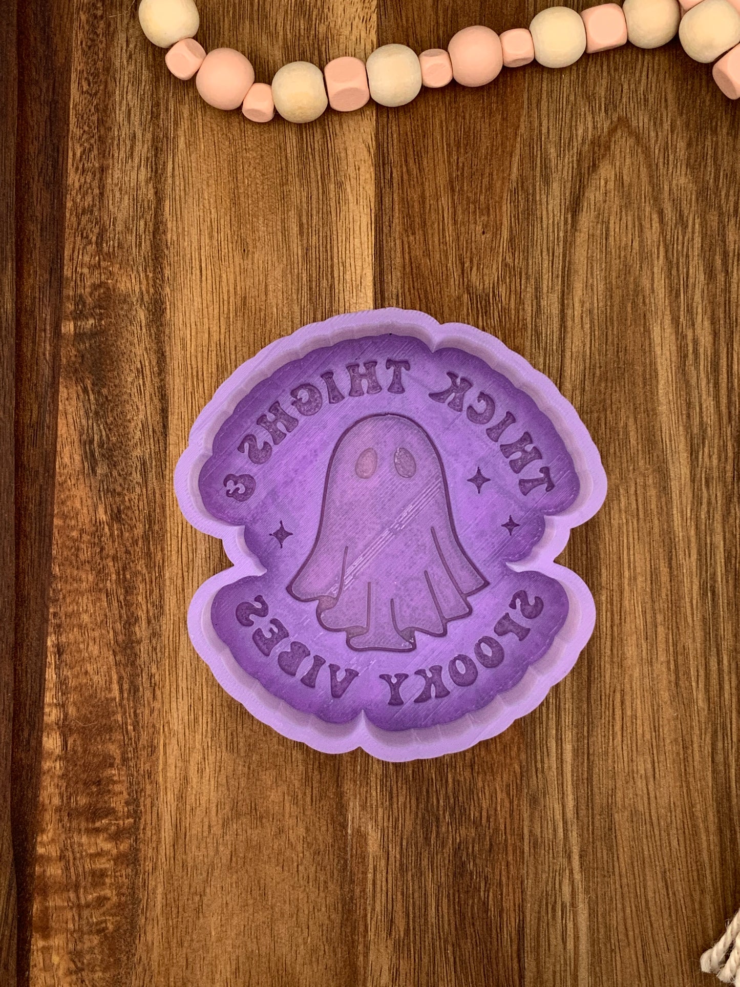 Thick Thighs Spooky Vibes Silicone Freshie Mold