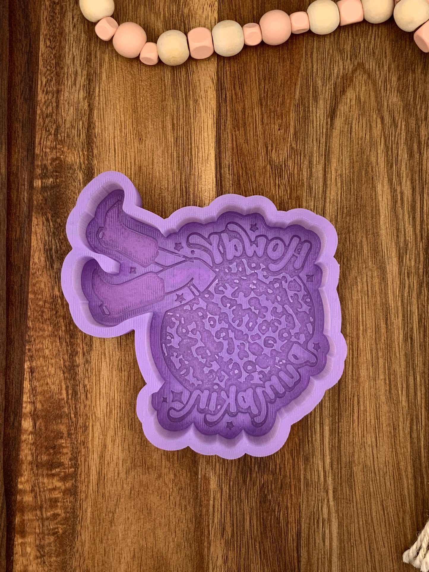 Howdy Pumpkin Cowgirl Silicone Freshie Mold