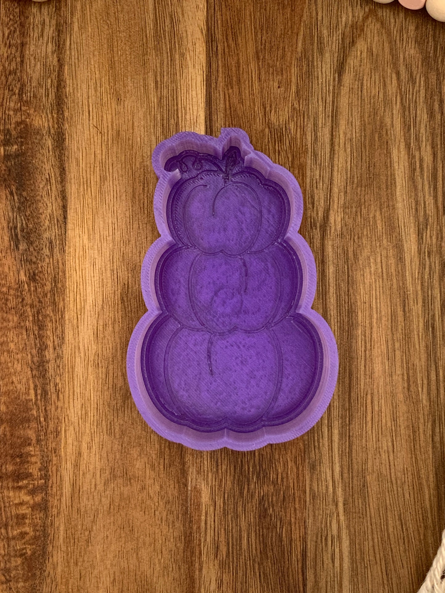 Stacked Pumpkin Silicone Freshie Mold