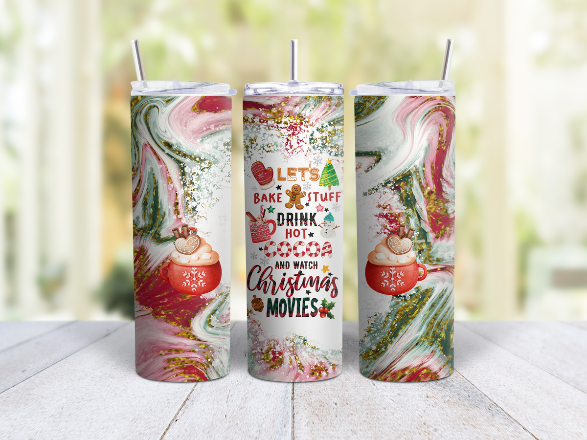 Let's Bake Stuff Hot Cocoa Movies Tumbler
