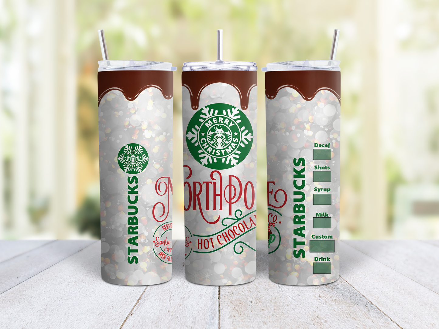 North Pole Hot Chocolate Starbucks Tumbler