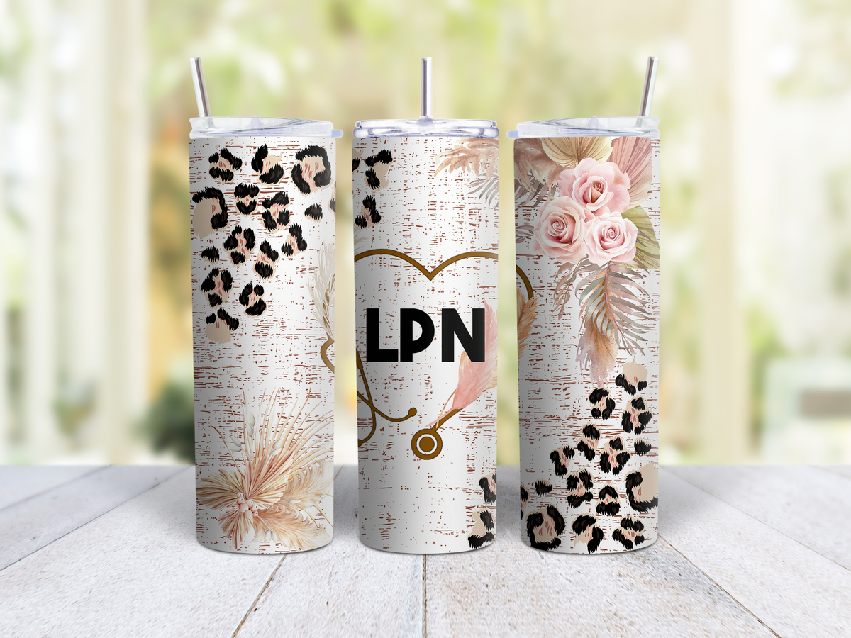 Nurse Boho LPN Tumbler