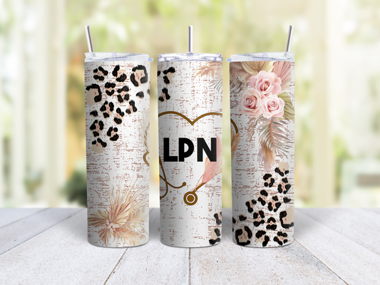 Nurse Boho LPN Tumbler